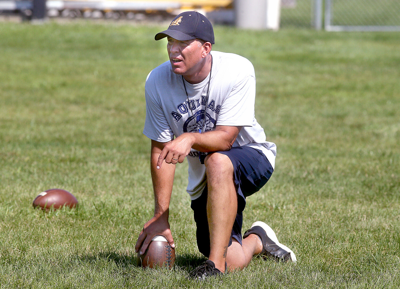 Aquinas FB practice-Tom Lee